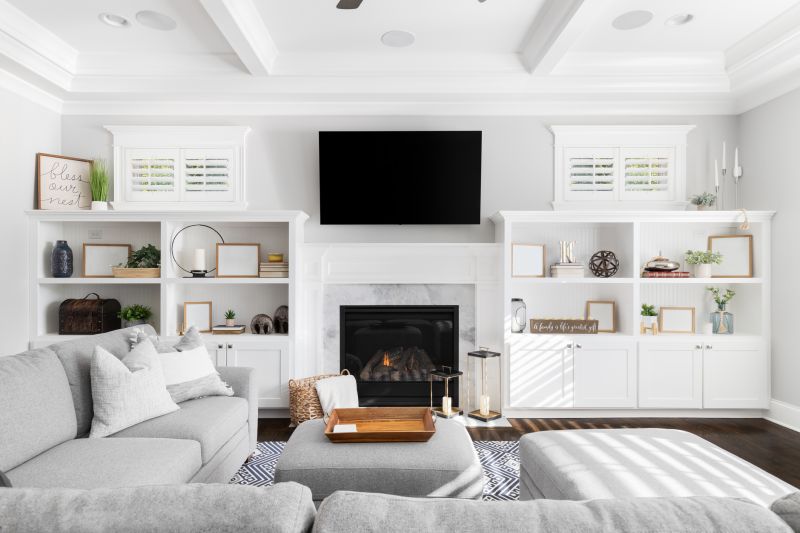 Fireplace Cabinet Installation in Winston Salem, NC